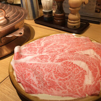 ざくろ 室町店 - 黒毛和牛しゃぶしゃぶコース -A4等級-