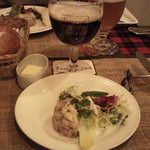 ベルギー料理 La Bruxelloise - 豚足のゼリー寄せとビール
