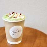 カフェ&雑貨K’s - ドリンク写真:抹茶オーレ＋ホイップトッピング