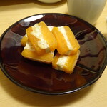 食堂 ユの木 - あんぽ柿クリームチーズサンド