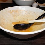 らーめんでぽっと - 全部胃袋へ収納 (笑)