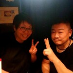 男の手料理 居酒屋中ちゃん - 写真掲載許可頂いています。中ちゃん（右）、のりちゃん（左）。いつも有難うございます！