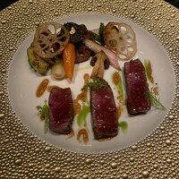 ラ ターブル ドゥ ジョエル・ロブション - 和牛フィレ肉のプランシャ焼き