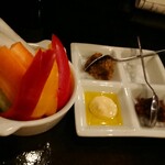 バーアムスルーム - 野菜スティック (22時以降の為(笑))