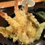 沼津・湯河原温泉 万葉の湯 - 海老天丼 1,090円税抜