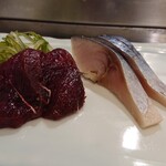 Sushi Sanrikumae - 鯖、脂が最高にのってました。