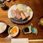 ぶた いながき - 上ヒレカツ定食　1,800円