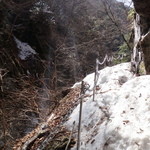 Okutou - 西沢渓谷の残雪ハイキングコース