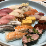 h Sushi Uogashi Nihonichi - おまかせ大漁にぎり　3,800円