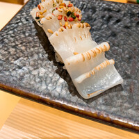 鮨 やまけん 銀座店 - イカ炙り
