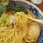 良温 - 長岡風中華そばのストレート細麺(H30.12.22撮影)