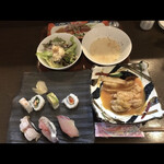 創作寿司ダイニングかい - ランチＡ＝１３００円 税込