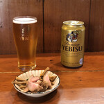 麺処ほん田 - 「缶ビール」350円