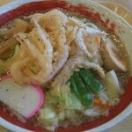 呉羽パーキングエリア（下り線）スナックコーナー - 白エビ野菜塩ラーメン。