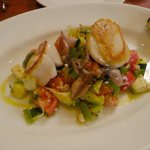 ホタテとホタルイカのクスクスのサラダ