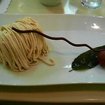 カフェ モロゾフ 近鉄枚方店 - 和栗のモンブラン