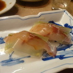 花いち - 【早寿司】〆あじ握り