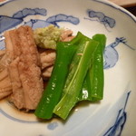 花いち - 【煮物椀】あなごと万願寺唐辛子