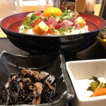 ぬる燗佐藤 - 海鮮ばらちらし丼セット