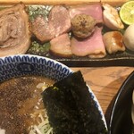 中華蕎麦 とみ田 - 特選全部のせトッピング