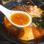 柳屋銀次郎 - 赤塩そばのスープ