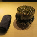 富小路 やま岸 - 手炙り　初めて見ました