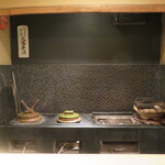 富小路 やま岸 - おくどさん