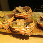 富小路 やま岸 - 味噌たっぷりの頭