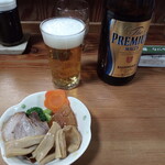 なにや - 12月上旬のビールとアテ