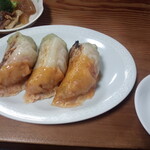 なにや - 三色大餃子180円×3個