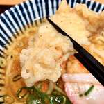 こかげ亭 - 鶏天4個入り〜うん！汁吸ってるww