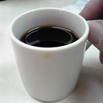 ライスカレー まんてん - サービスデミタスアイスコーヒー