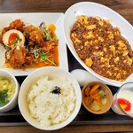 チャイナ食堂 彩菜房 - 880円は安いぞ、杏仁豆腐が付いて、ライスおかわり無限地獄(笑)