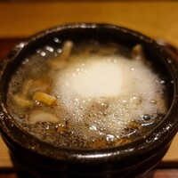 ごだん 宮ざわ - キノコと穴子，自然薯の小鍋