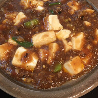 中国料理 大湖苑  - 麻婆豆腐 ( ´θ｀) グツグツ 嬉しい！