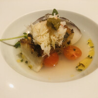 リストランテ ソットラルコ - 本日の鮮魚、蛤のスープ仕立て