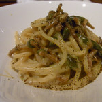 ビンゴ - 2012年3月：スパゲティ，土筆のカルボナーラ