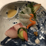 鰻はし本 - 鯉とうな刺し