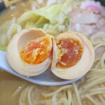 ゑびな軒 - 煮卵の中身