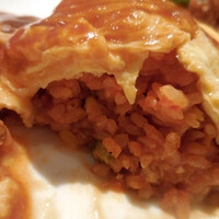 グリル満天星 麻布十番 新宿店 - オムライス；断面