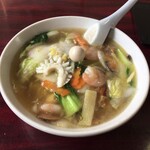 山香菜房 - 海鮮あんかけラーメン880円