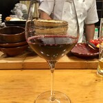 ほ志の - 本日の赤ワイングラス