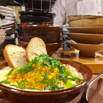 ほ志の - 鱈白子のからすみグラタン　980円