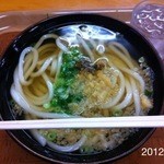 讃岐うどん 上原屋本店 - 2012年3月29日、13:36:40訪問　釜揚げの湯抜き　温かいかけ汁で5点満点！