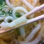 讃岐うどん 上原屋本店 - 2012年3月29日、13:37　訪問　釜揚げの湯抜き　温かいかけ汁で5点満点！
