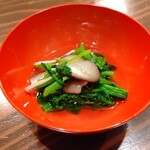 食堂 おがわ - クレソンのおひたし