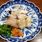 食堂 おがわ - 河豚  さしみ盛り合わせ