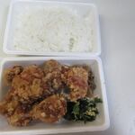 日之出屋 - から揚げ６こ入りお弁当４５０円。