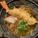 おぎ野 - 海老天蕎麦