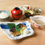 Shio mackerel grilled meal